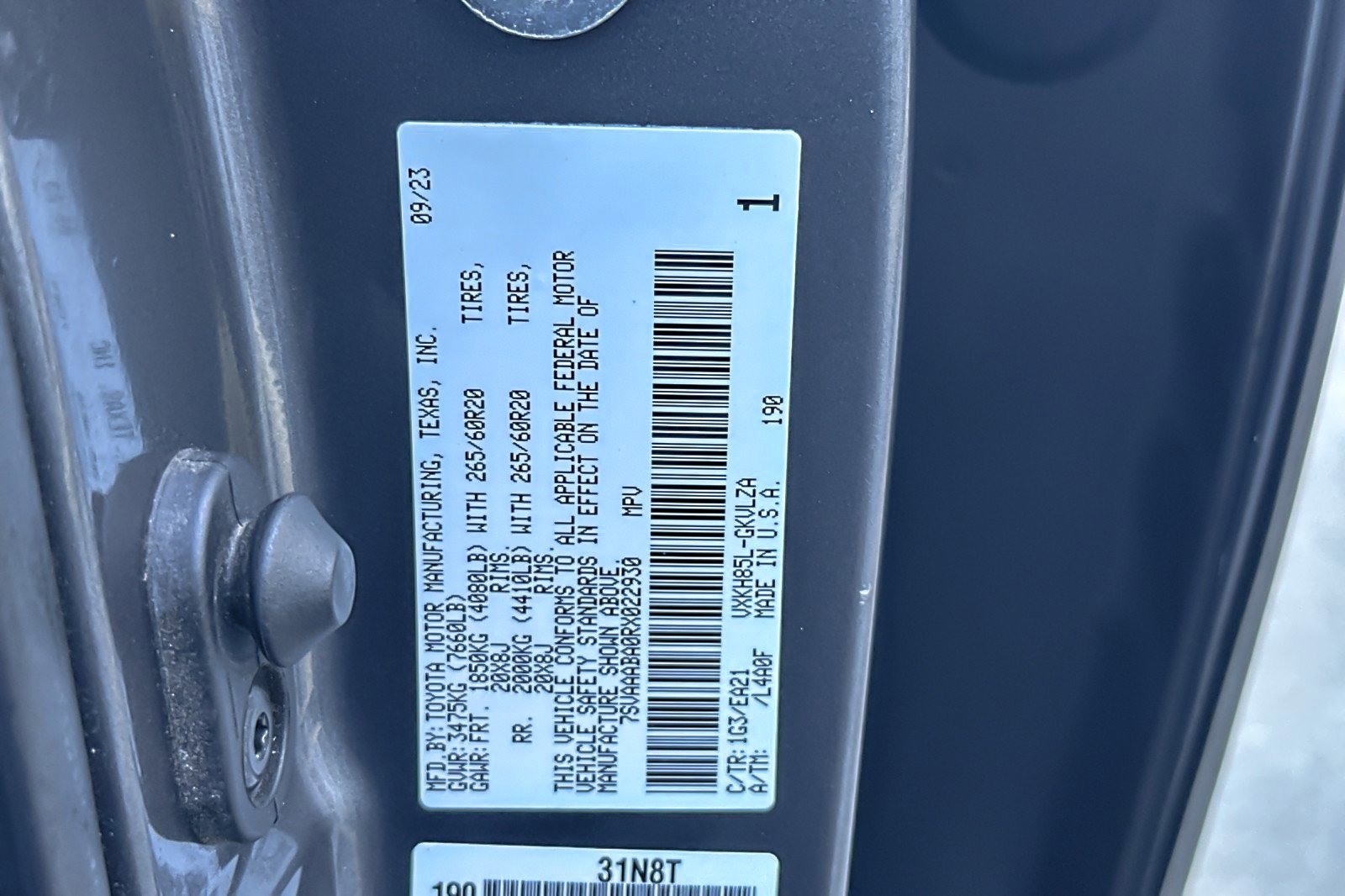 Certified 2024 Toyota Sequoia Limited image 28