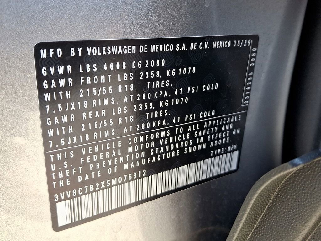 Certified 2025 Volkswagen Taos S image 28