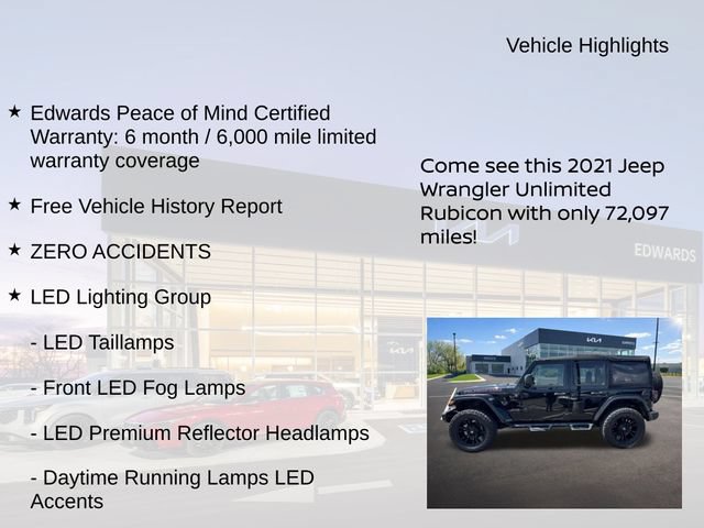 Used 2021 Jeep Wrangler Unlimited Rubicon AWD/4WD image 11