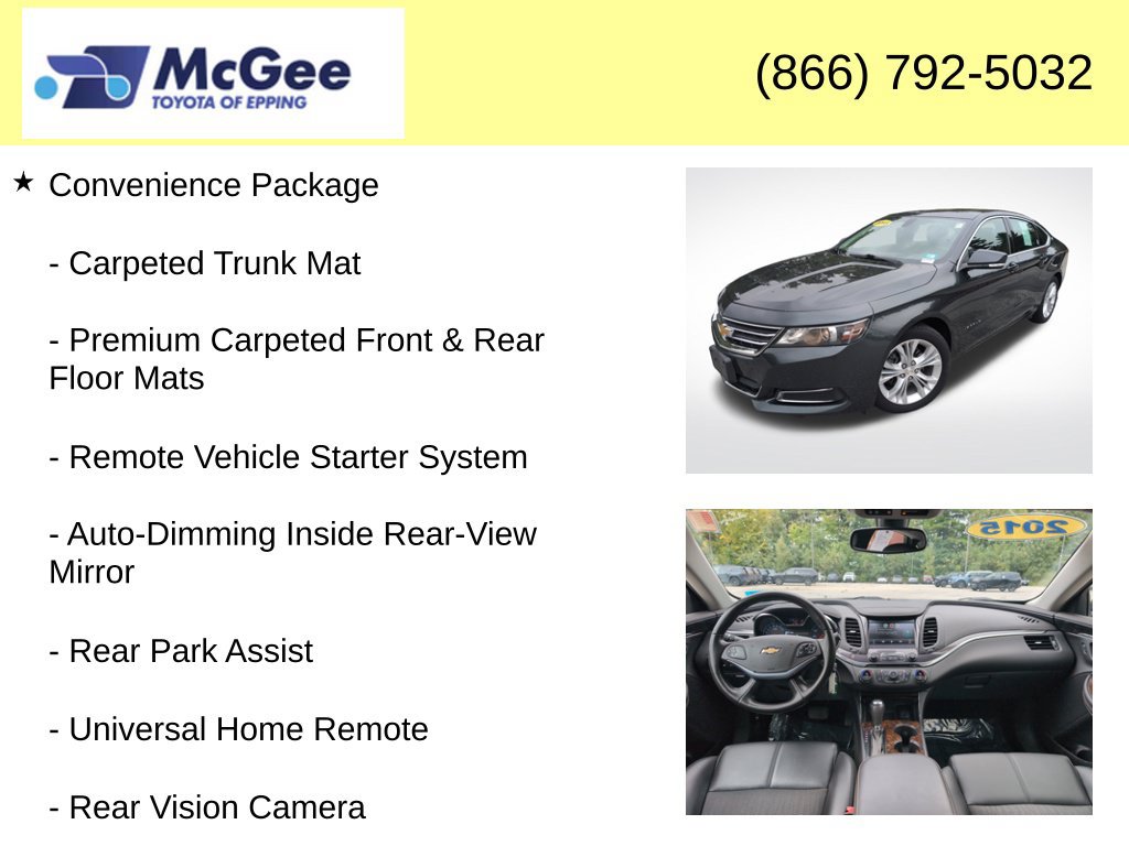 Used 2015 Chevrolet Impala LT w/ Convenience Package FWD image 12