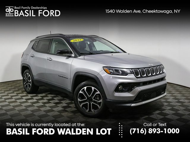 Used 2022 Jeep Compass Limited w/ Sun and Sound Group