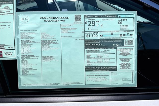 New 2026 Nissan Rogue SV AWD/4WD image 13