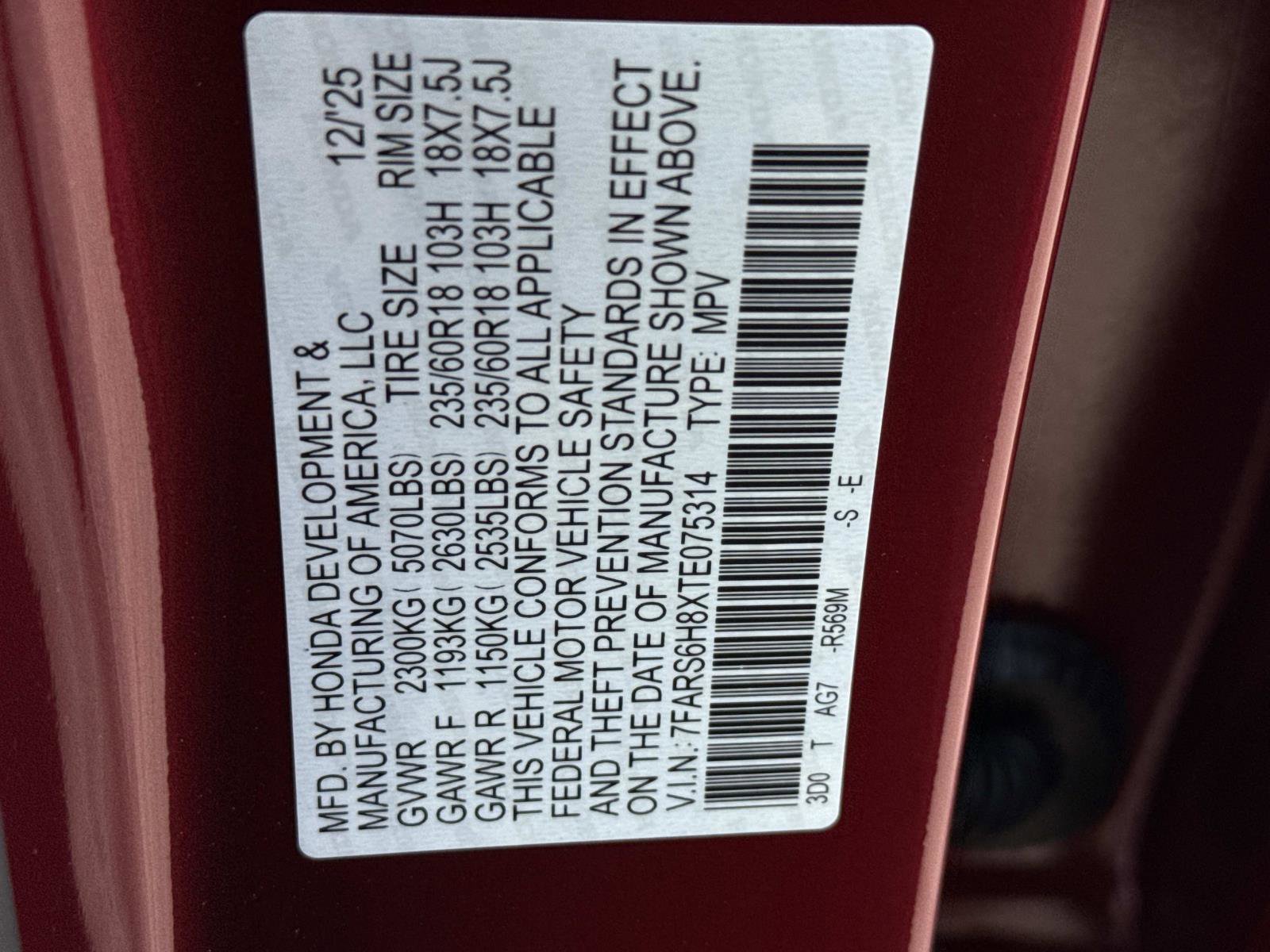 New 2026 Honda CR-V Sport-L image 25