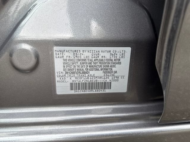 Used 2024 Nissan Versa SV FWD image 16