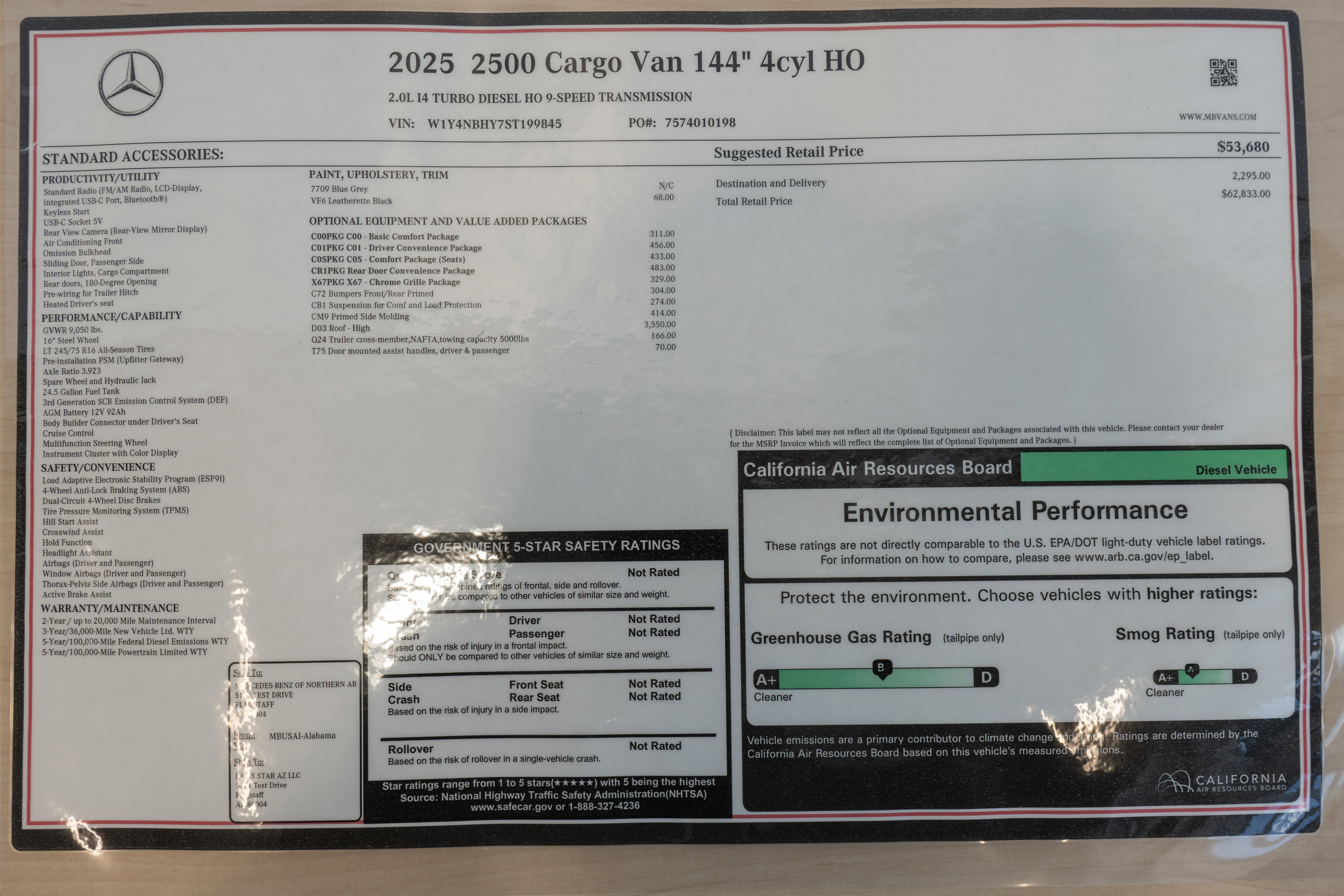 Certified 2025 Mercedes-Benz Sprinter 2500 image 34