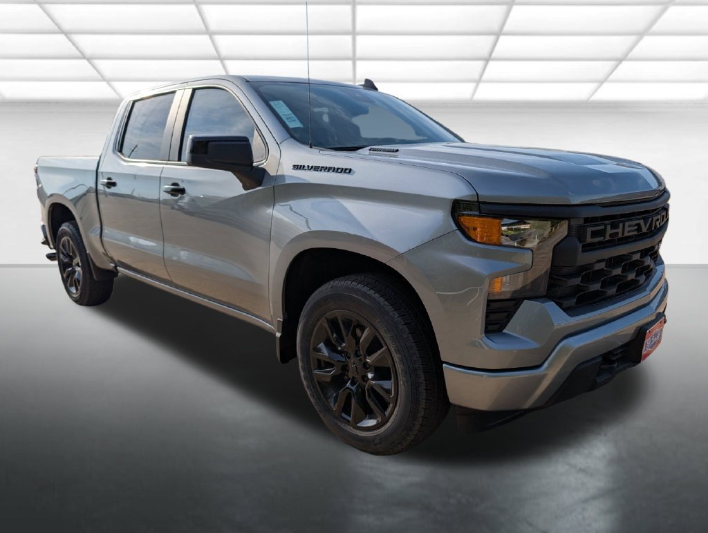 New 2026 Chevrolet Silverado 1500 Custom w/ LPO, Dark Essentials Package RWD image 1
