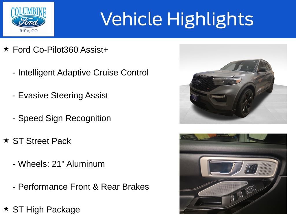 Used 2021 Ford Explorer ST w/ Equipment Group 401A AWD/4WD image 8