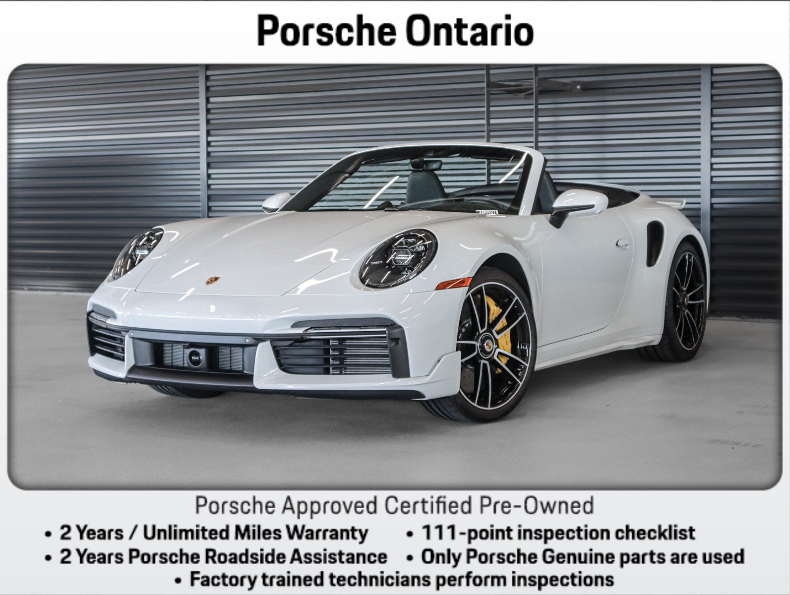 Certified 2023 Porsche 911 Turbo S