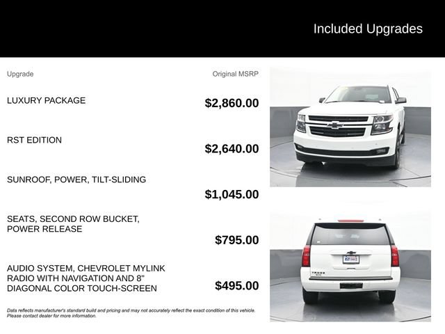 Used 2018 Chevrolet Tahoe LT w/ Luxury Package AWD/4WD image 9