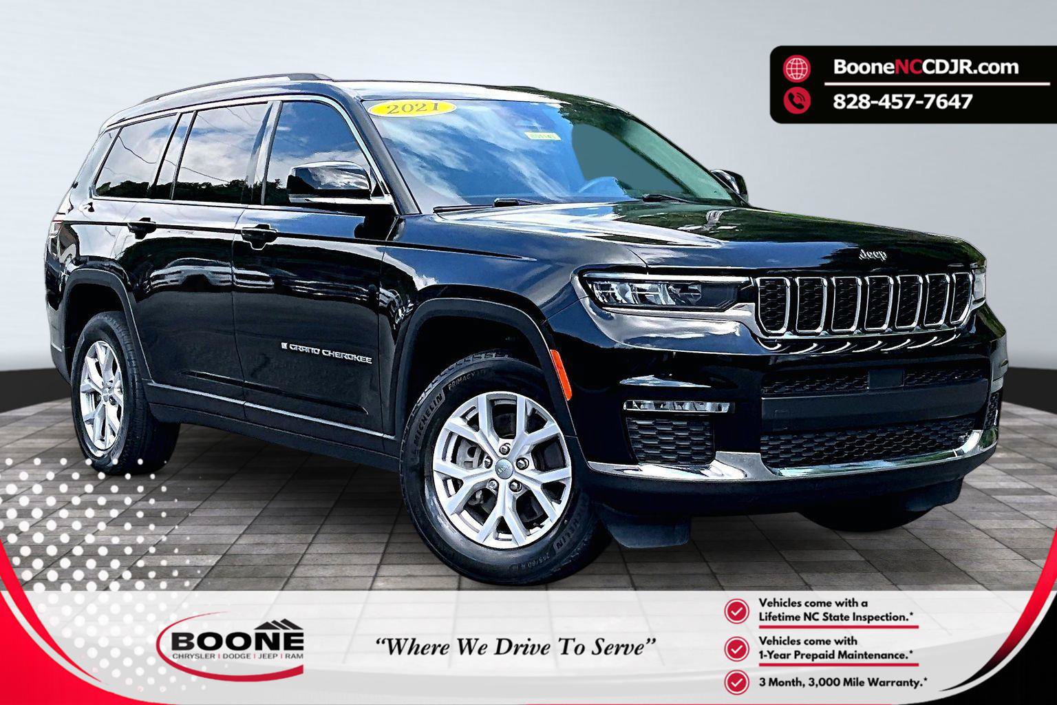Certified 2021 Jeep Grand Cherokee L Limited AWD/4WD image 1