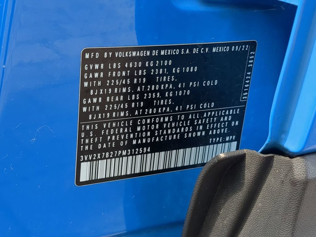 Certified 2023 Volkswagen Taos SEL AWD/4WD image 38