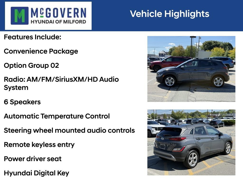 Used 2023 Hyundai Kona SEL w/ Convenience Package AWD/4WD image 4