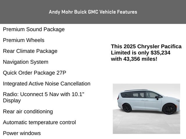 Used 2025 Chrysler Pacifica Limited image 12