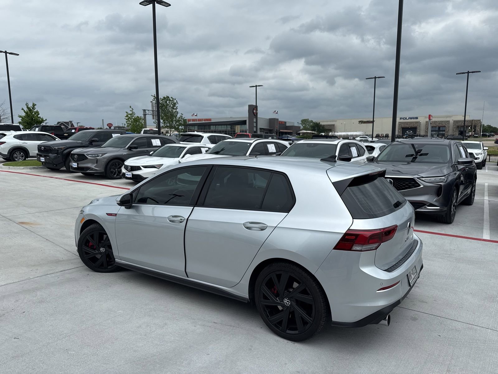 Used 2023 Volkswagen GTI SE w/ Black Wheel Package FWD image 3