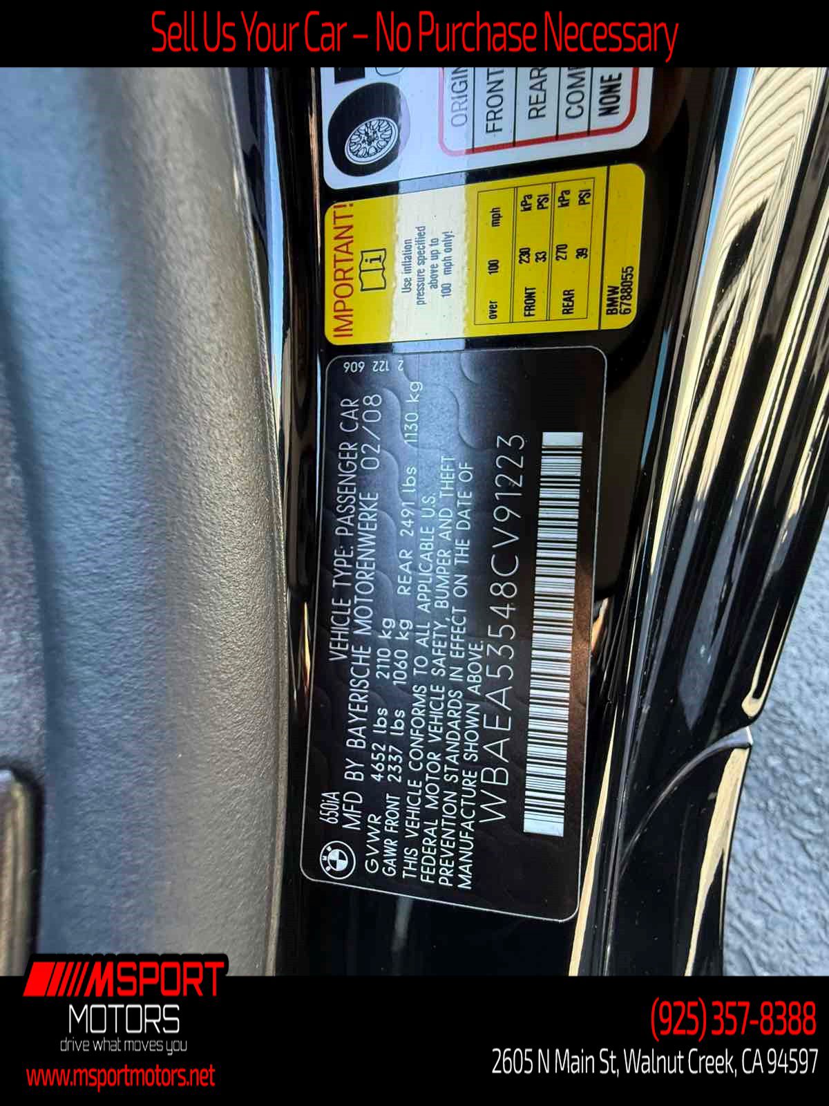 Used 2008 BMW 650i Coupe RWD image 23