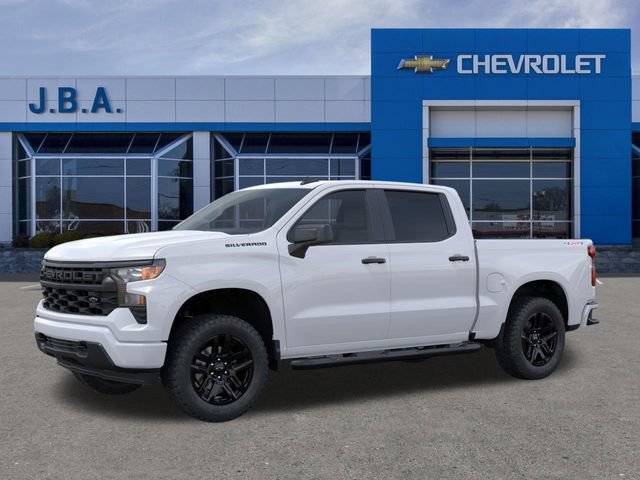 New 2026 Chevrolet Silverado 1500 Custom w/ Turbomax Blackout Package AWD/4WD image 2