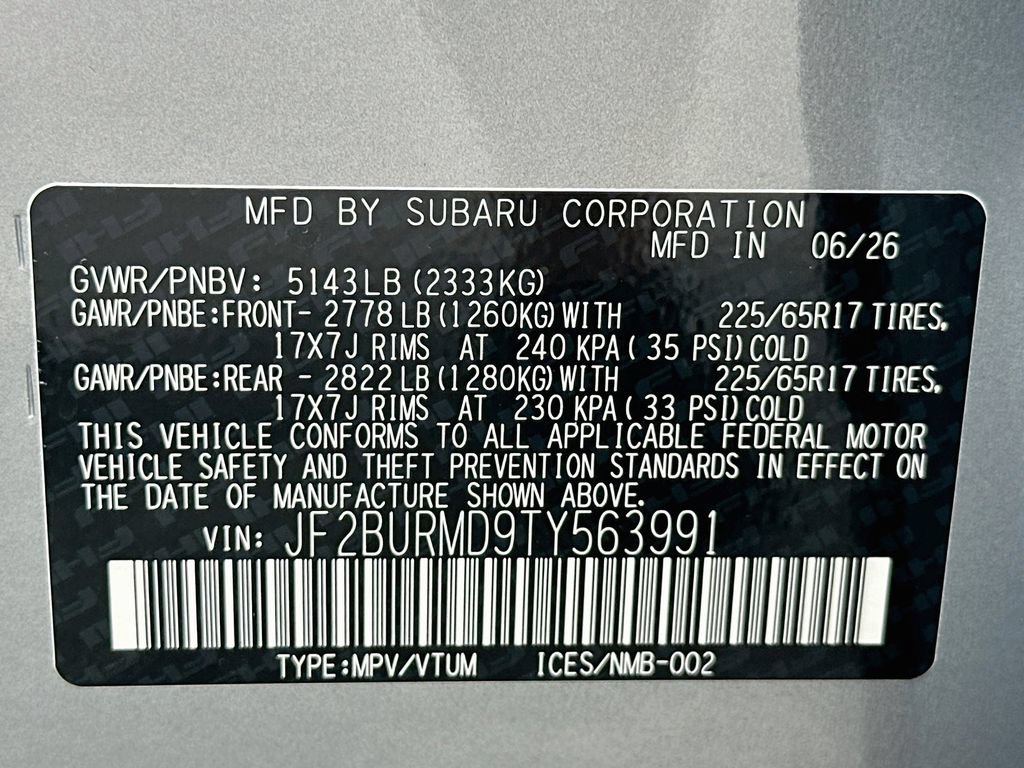 New 2026 Subaru Outback Wilderness AWD/4WD image 32