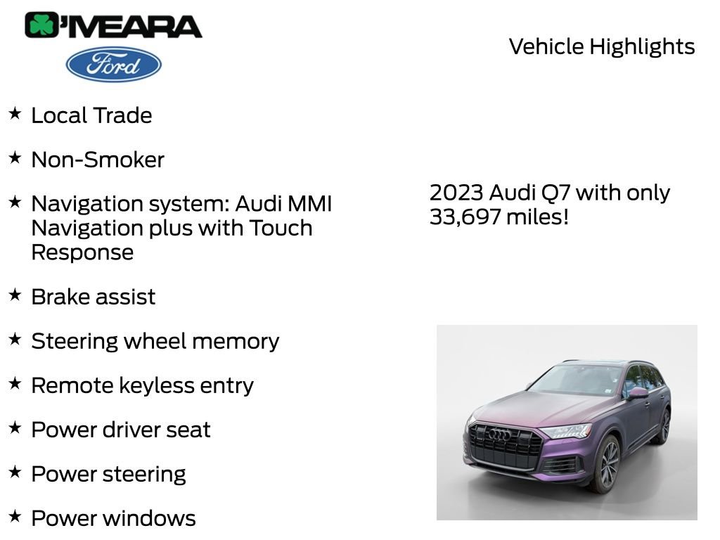 Used 2023 Audi Q7 3.0T Prestige AWD/4WD image 7