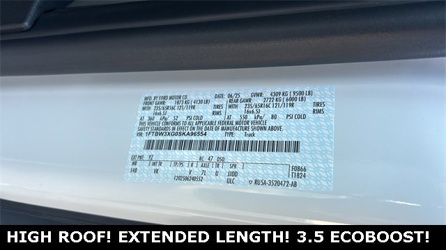 New 2025 Ford Transit 350 Base w/ Load Area Protection Package image 35