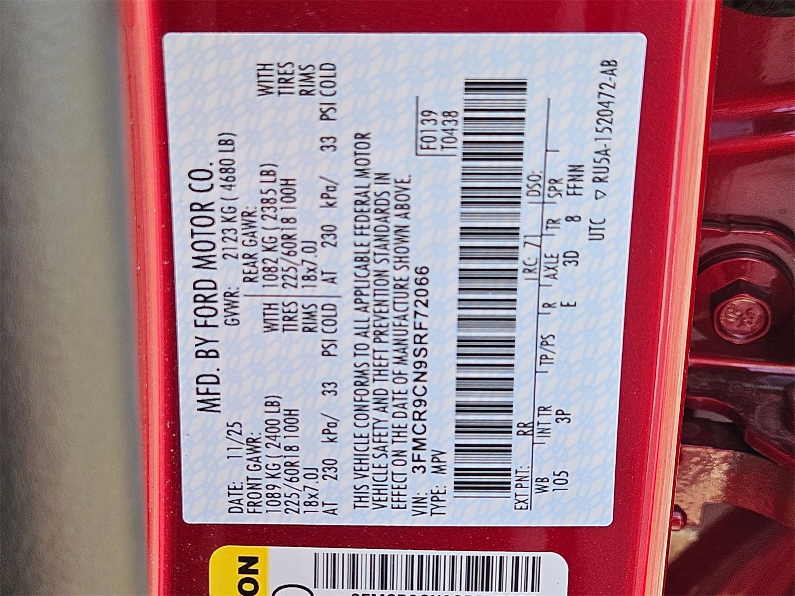 New 2025 Ford Bronco Sport Outer Banks image 32