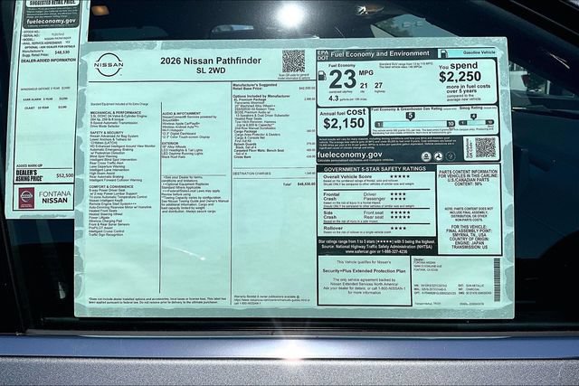 New 2026 Nissan Pathfinder SL w/ SL Premium Package (P04) FWD image 13