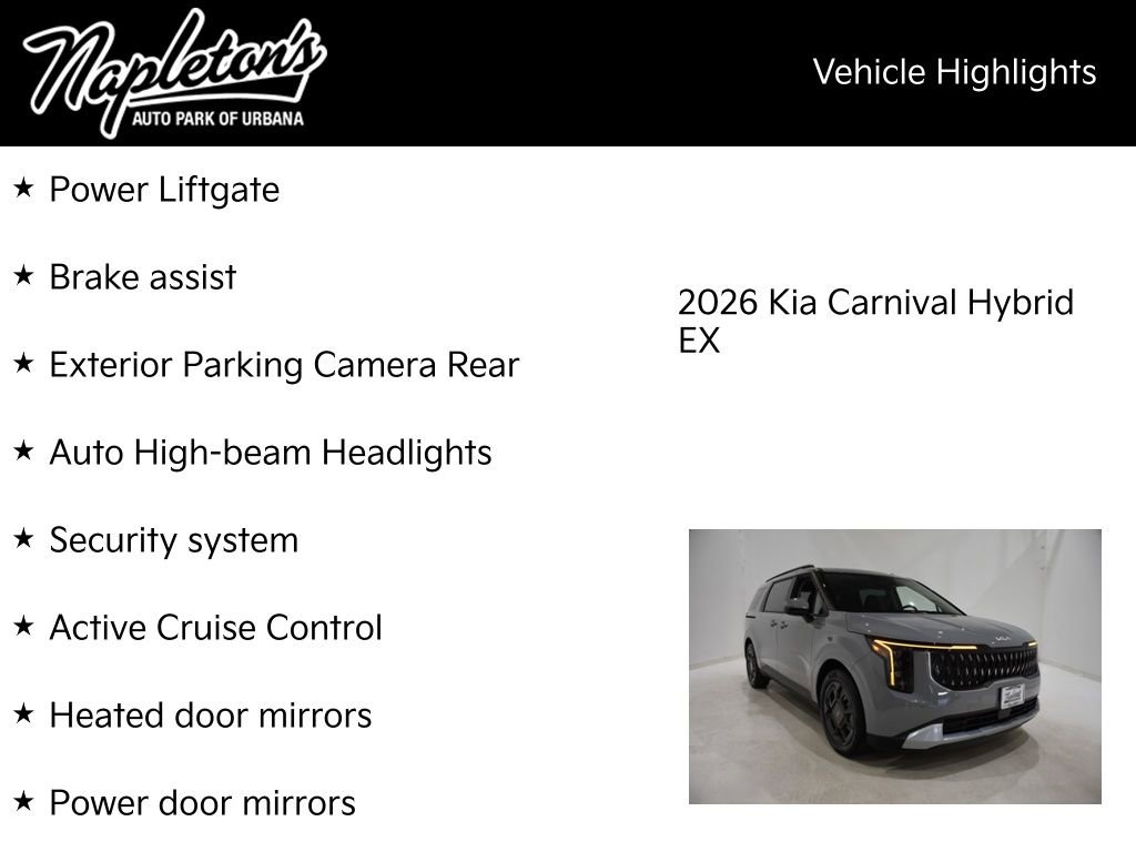 New 2026 Kia Carnival EX image 16
