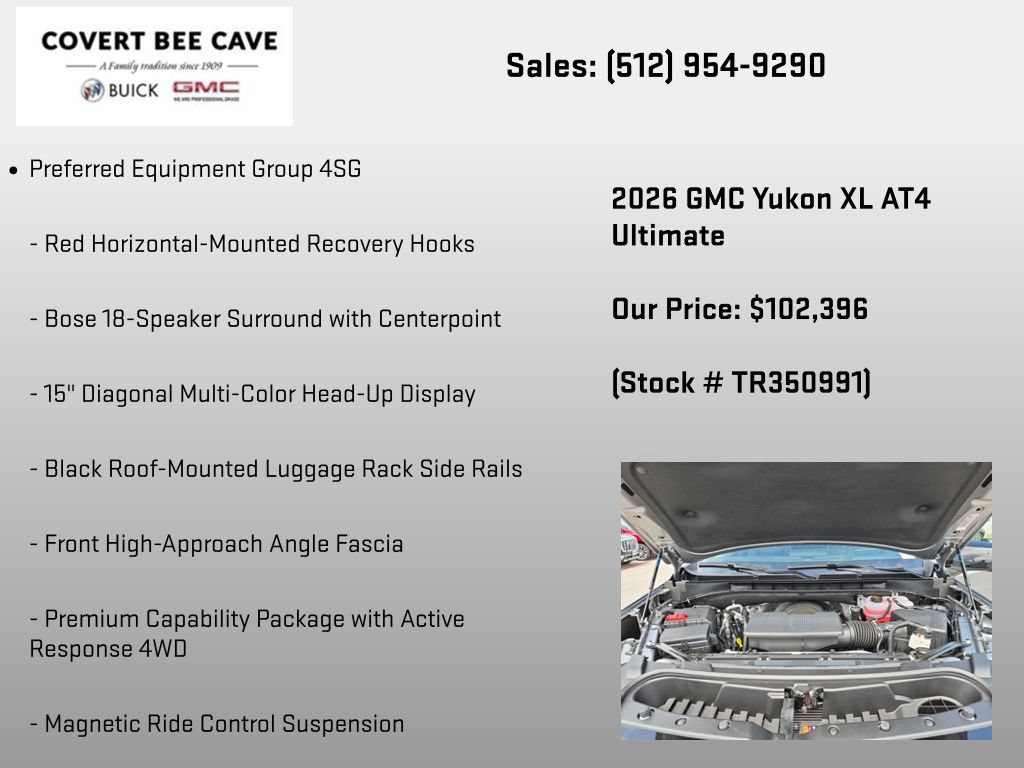 New 2026 GMC Yukon XL AT4 Ultimate AWD/4WD image 25