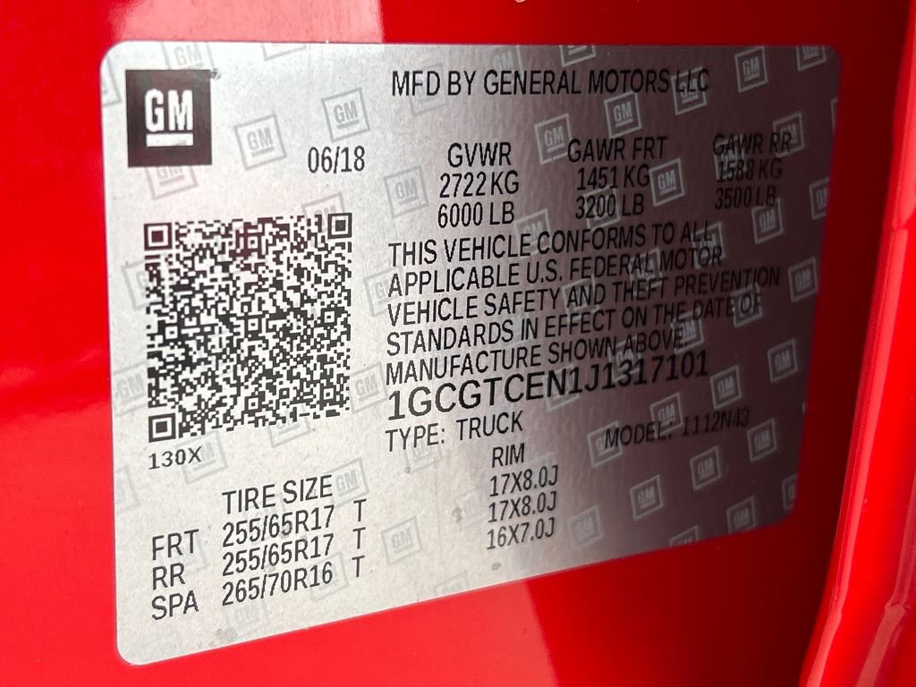 Used 2018 Chevrolet Colorado LT image 32