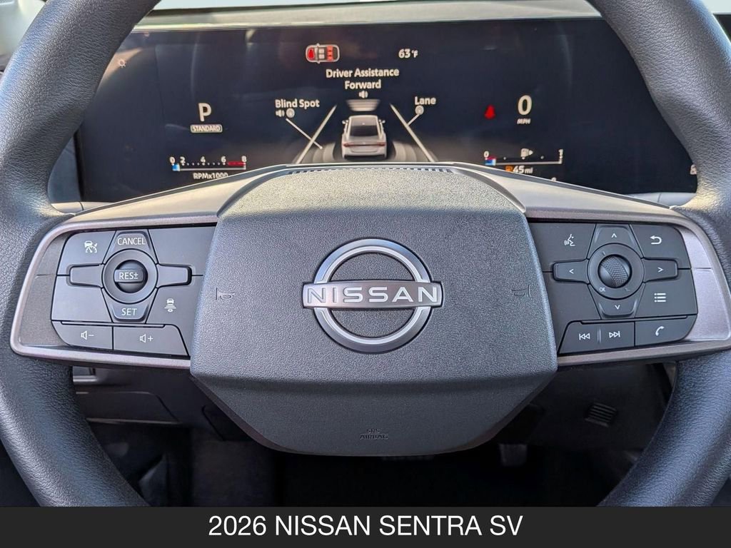 New 2026 Nissan Sentra SV w/ Floor Mat Package FWD image 12
