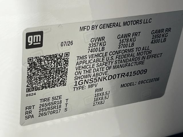 New 2026 Chevrolet Tahoe LT w/ Comfort Package RWD image 26