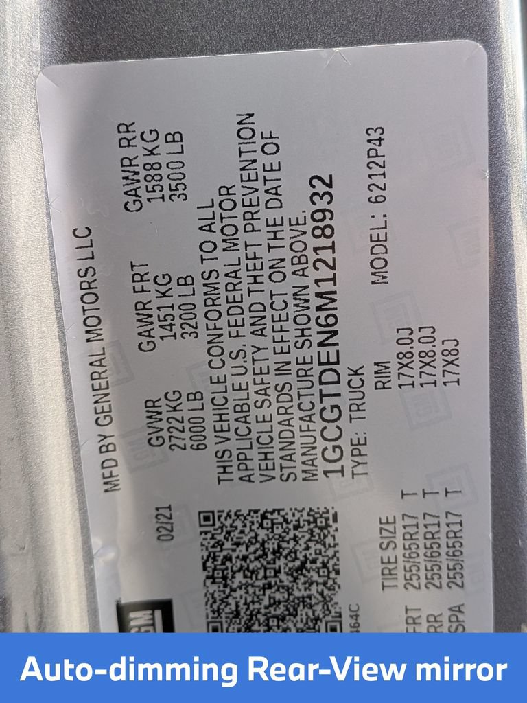 Used 2021 Chevrolet Colorado Z71 w/ Safety Package AWD/4WD image 30