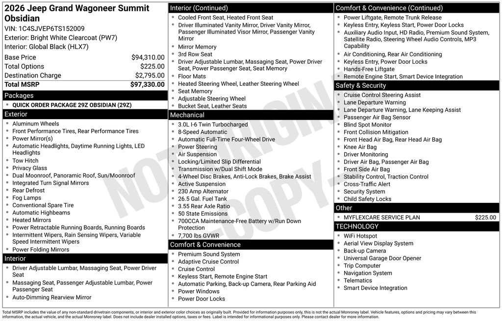 New 2026 Jeep Grand Wagoneer Summit image 44