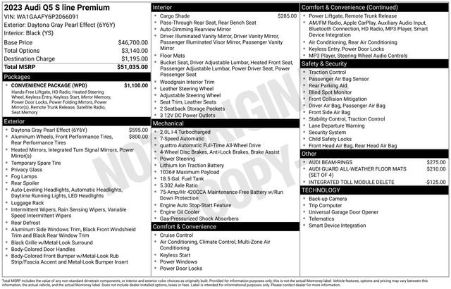 Used 2023 Audi Q5 2.0T Premium w/ Convenience Package image 42