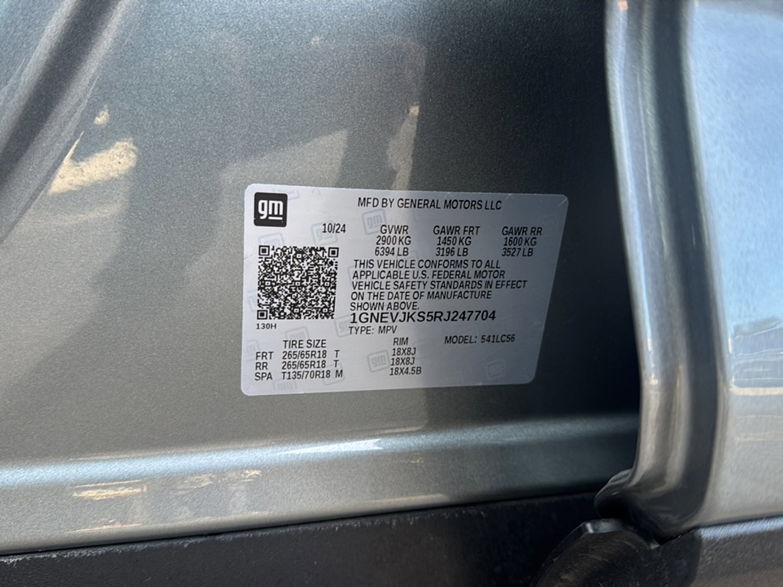 Used 2024 Chevrolet Traverse Z71 w/ LPO, Floor Liner Package image 47