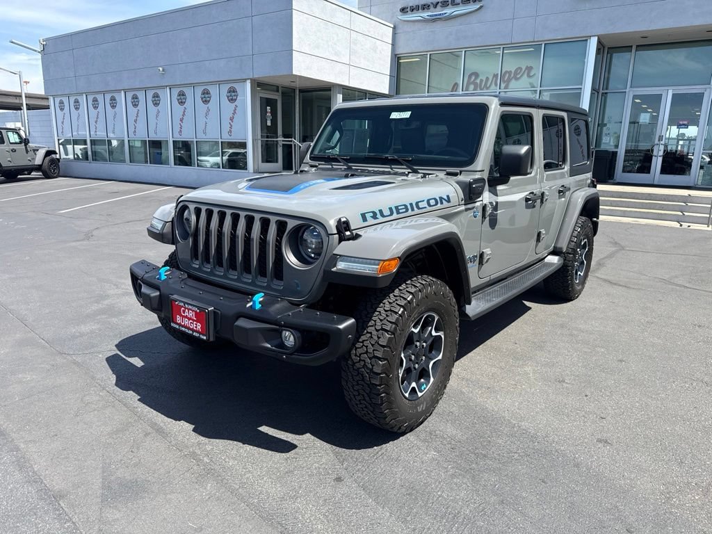 Used 2023 Jeep Wrangler Unlimited Rubicon 4xe w/ Steel Bumper Group AWD/4WD image 4