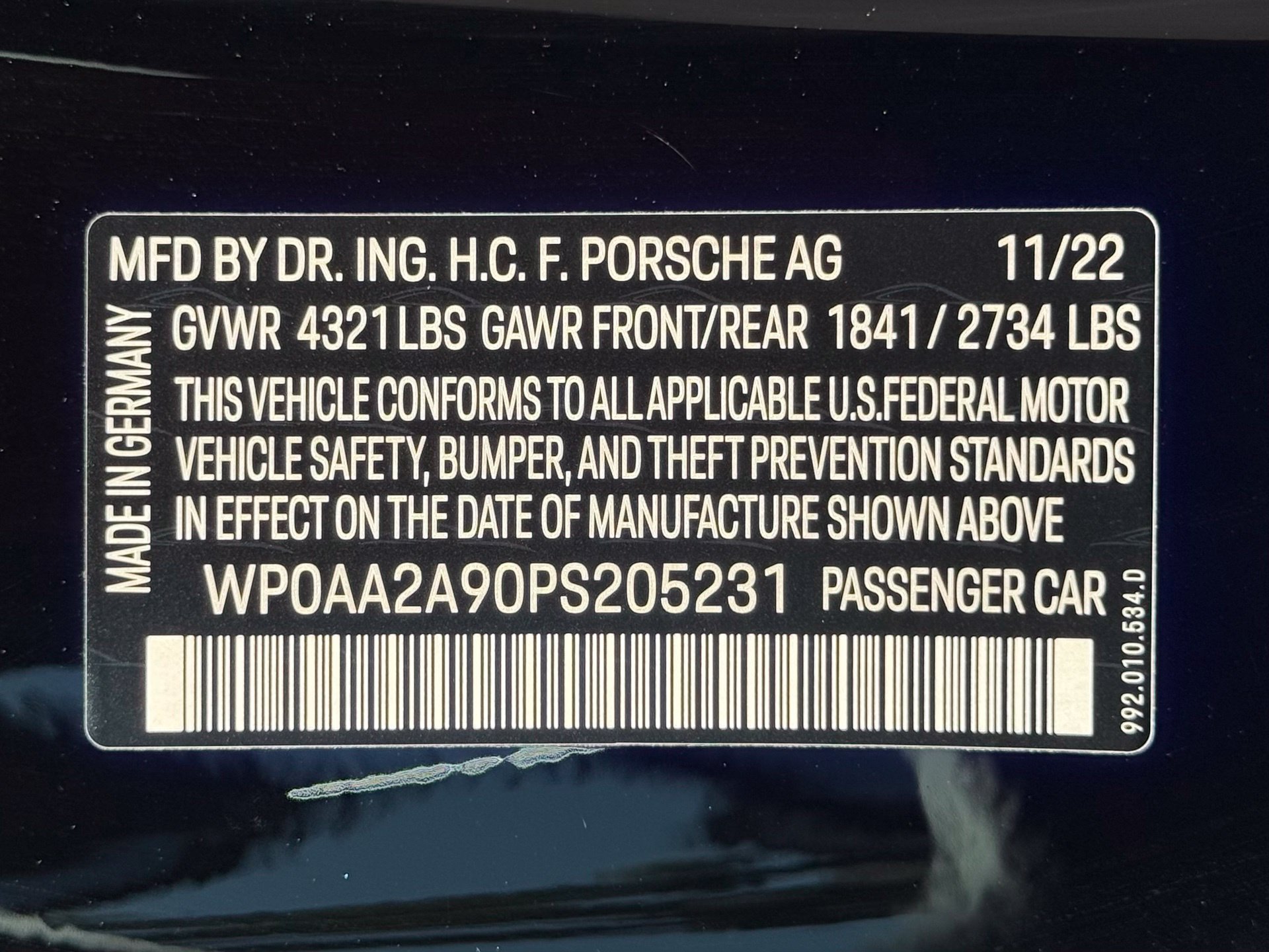 Certified 2023 Porsche 911 Carrera RWD image 38