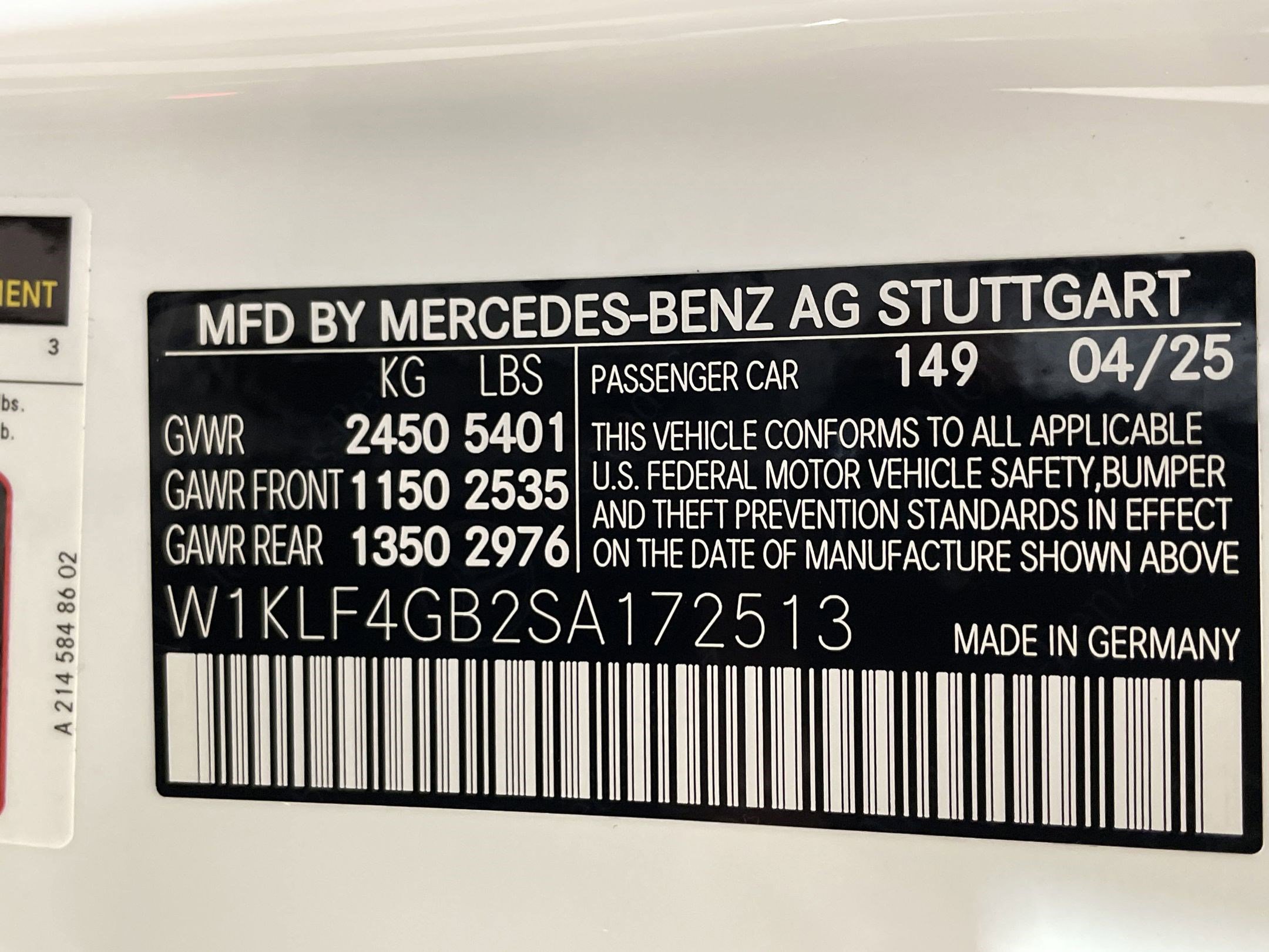 Certified 2025 Mercedes-Benz E 350 Sedan image 15