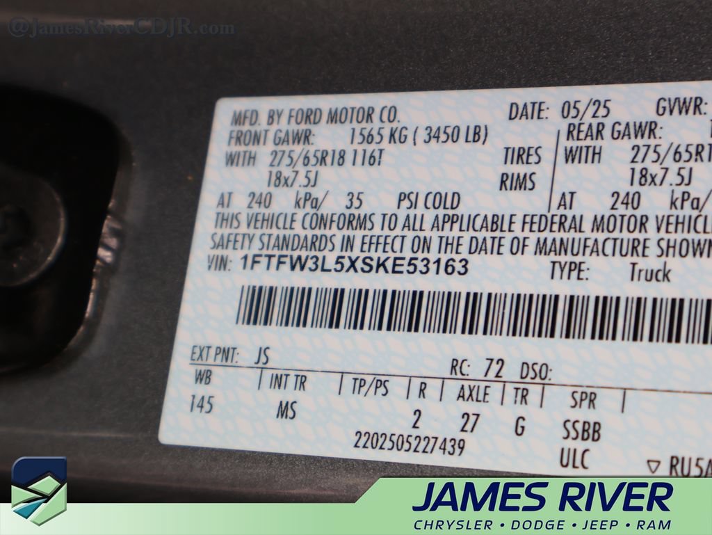 Used 2025 Ford F150 XLT w/ Equipment Group 301A Standard AWD/4WD image 37