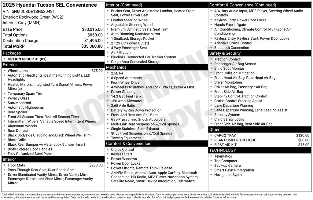 Used 2025 Hyundai Tucson SEL image 27