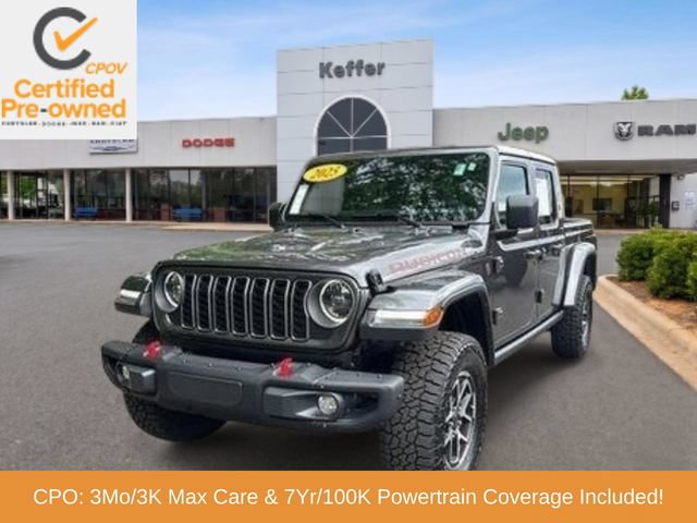 Certified 2025 Jeep Gladiator Rubicon w/ Convenience Group AWD/4WD image 1