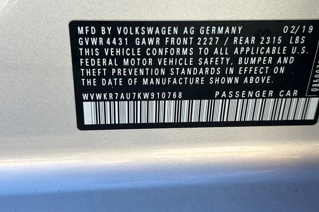 Used 2019 Volkswagen e-Golf SE image 34