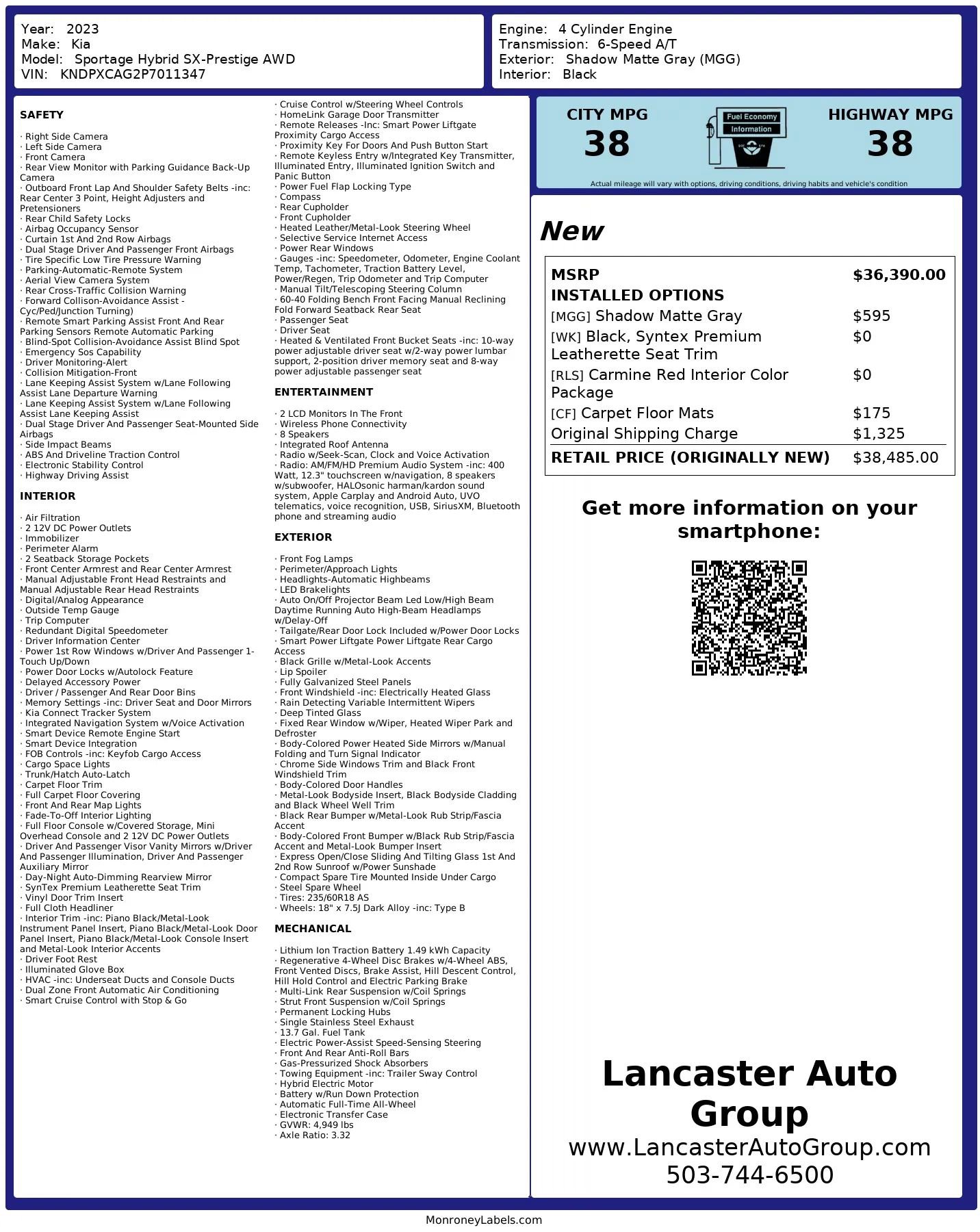 Used 2023 Kia Sportage SX Prestige image 2