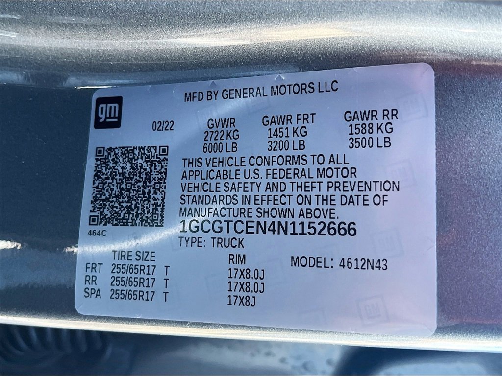 Used 2022 Chevrolet Colorado LT w/ Safety Package image 29