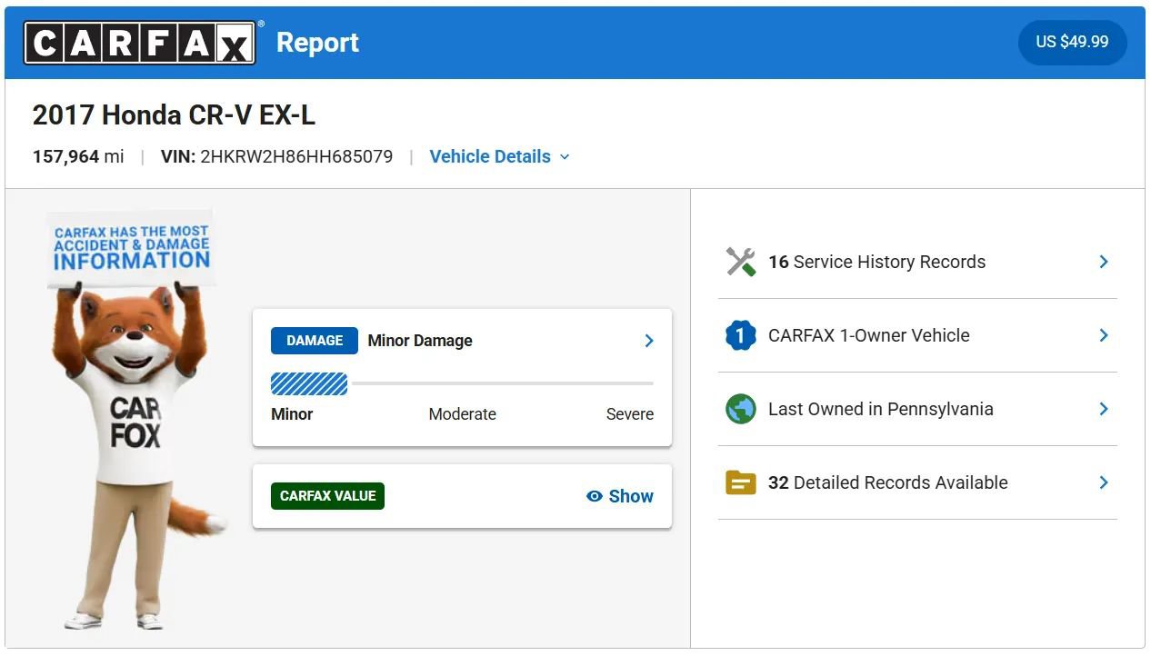 Used 2017 Honda CR-V EX-L image 3