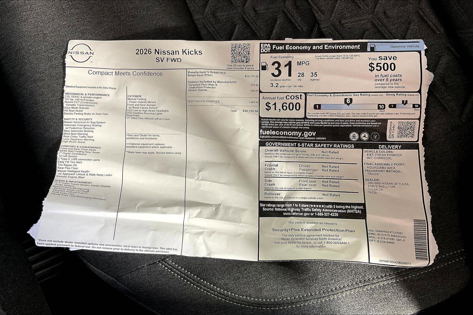 New 2026 Nissan Kicks SV image 29