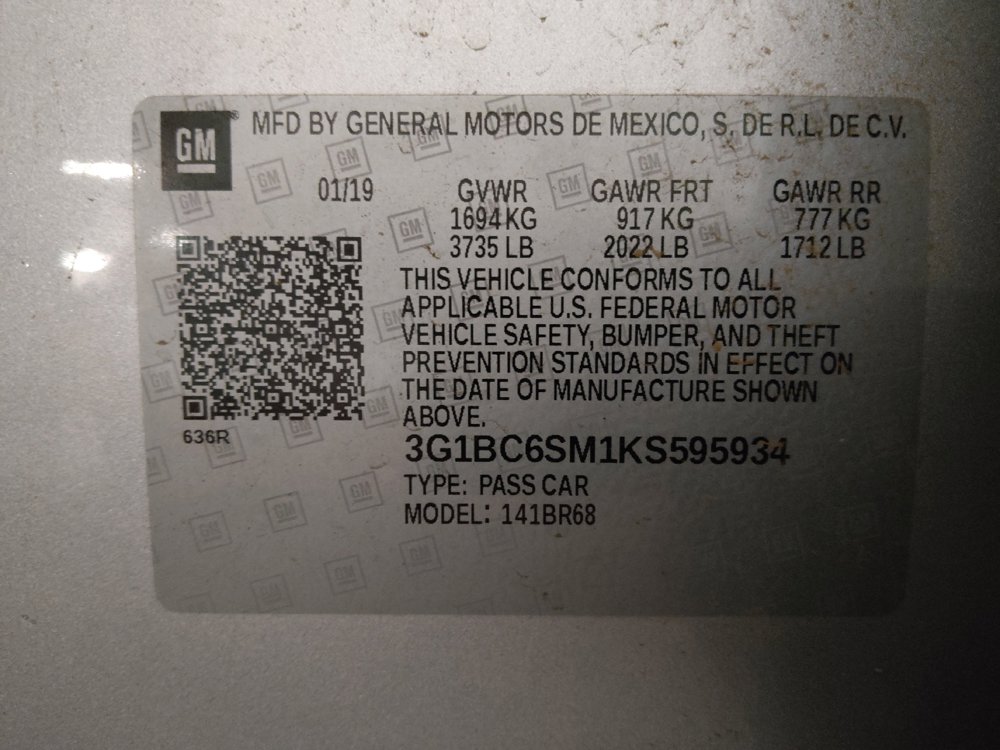 Used 2019 Chevrolet Cruze LS FWD image 33