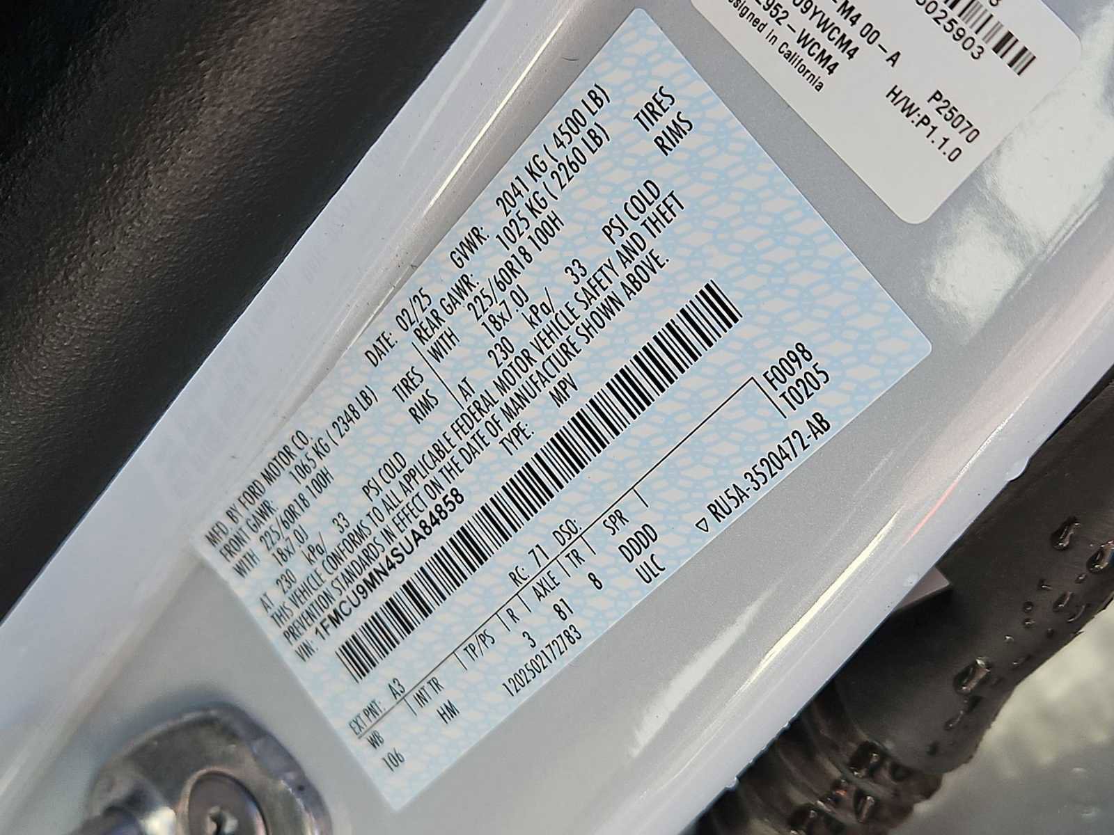 Used 2025 Ford Escape ST-Line image 34