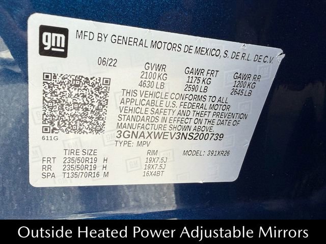 Used 2022 Chevrolet Equinox RS w/ RS Leather Package image 23