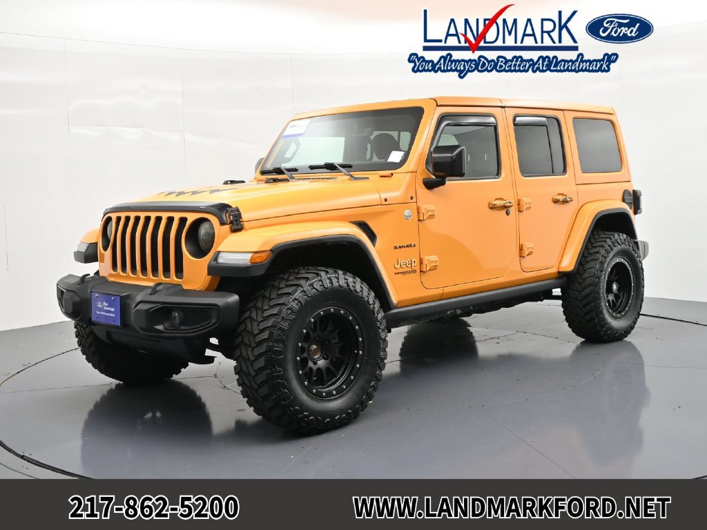 Used 2021 Jeep Wrangler Unlimited Sahara AWD/4WD image 1
