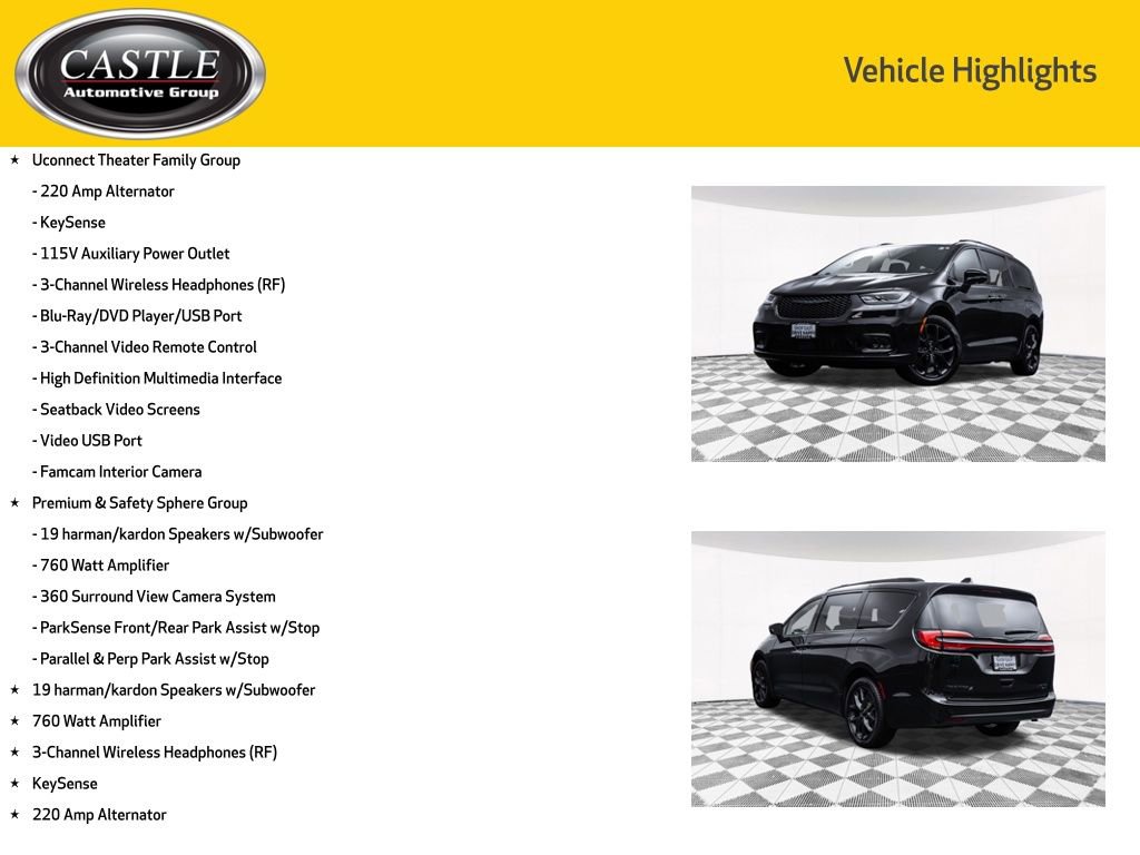 Used 2021 Chrysler Pacifica Limited w/ Uconnect Theater Family Group AWD/4WD image 4